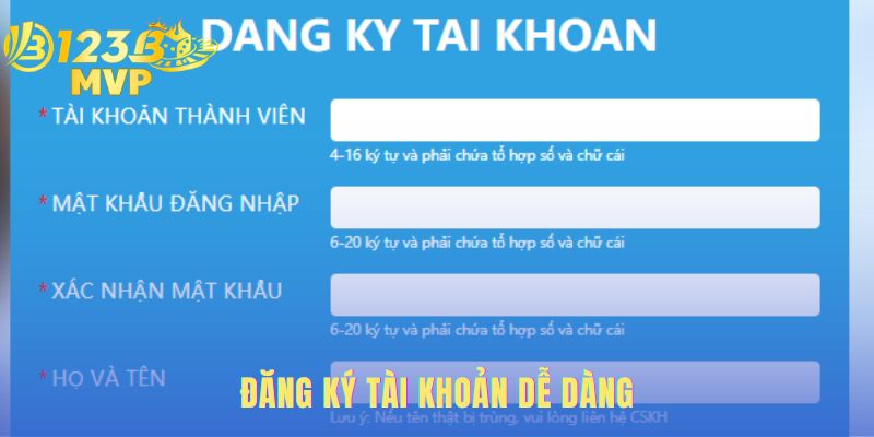 Đăng Ký 123B - Hướng Dẫn Tạo Tài Khoản Nhận Thưởng 1 Hướng dẫn đăng ký 123B trình bày 3 bước an toàn và nhanh chóng.